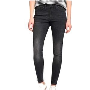 Universal Standard High‎ Rise Skinny Jeans Size 4 Faded Black